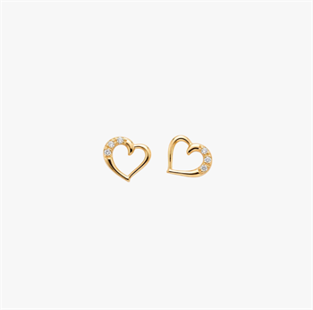 Love Story ørestikker forgyldt sølv , fra Christina Jewelry & Watches